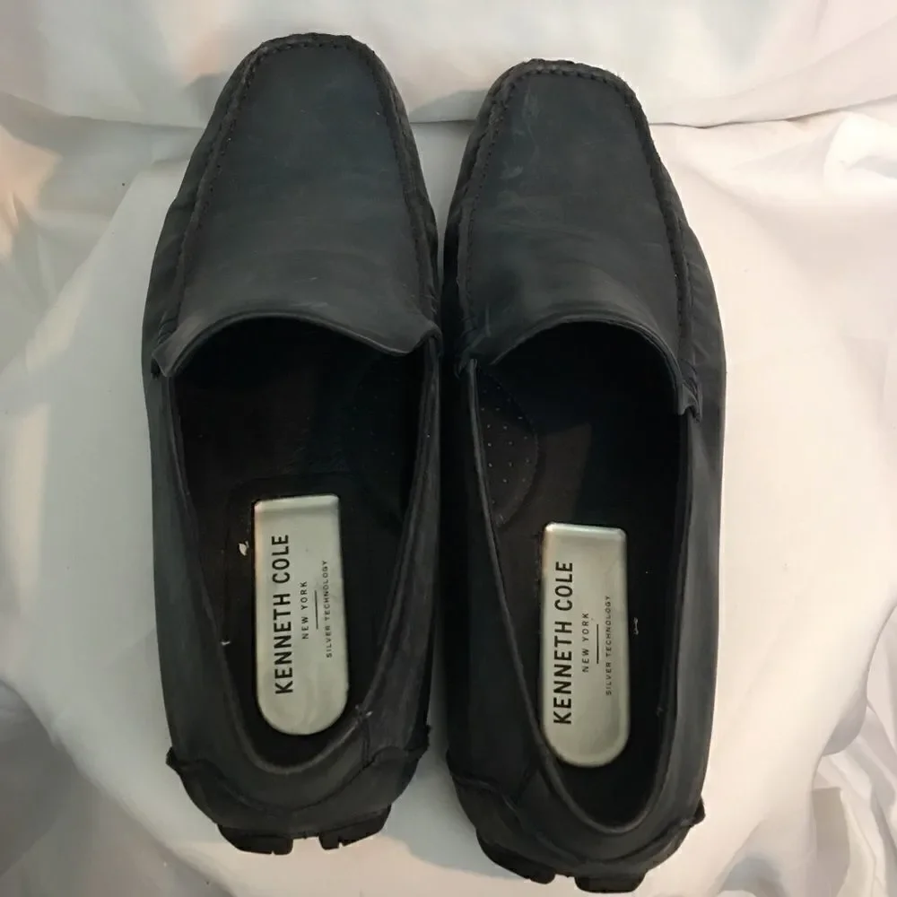 Kenneth Cole leather Blue loafers size 91/2